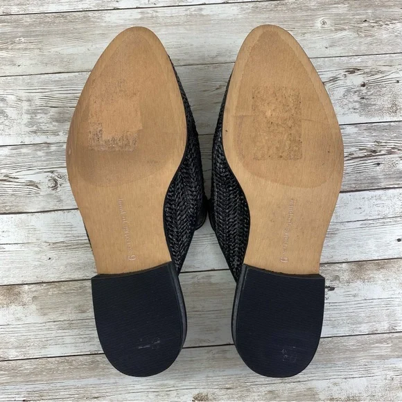 Band of Gypsies Skipper Woven Vegan Leather Pointed Loafer Mule- size 8.5 IMO - Picture 14 of 17